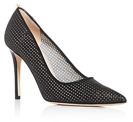 Sarah Jessica Parker Women's Fawn Fishnet Pointed-Toe Pumps