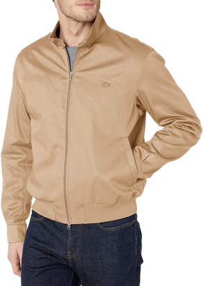 Lacoste Men's Twill Regular Fit Jacket - ShopStyle Outerwear
