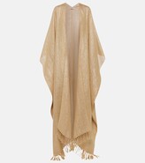Thumbnail for your product : Brunello Cucinelli Lame maxi kaftan