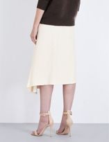 Thumbnail for your product : Victoria Beckham Geometric wool-blend skirt