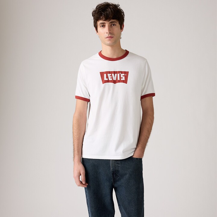 Levi's Graphic Standard Ringer T-Shirt - Men's - White Plus