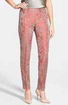 Thumbnail for your product : Lafayette 148 New York Embossed Jacquard Skinny Pants