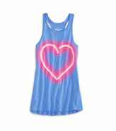Thumbnail for your product : American Eagle Factory Neon Heart Graphic Tank