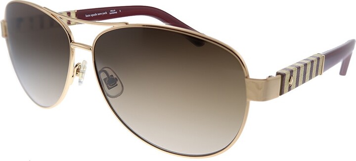 Kate Spade Women's Gold Sunglasses | ShopStyle