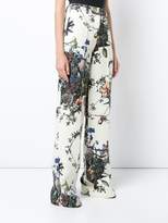 Thumbnail for your product : Adam Lippes printed wide leg trousers