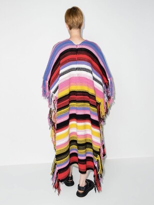 Chloé Striped Knitted Cardi-Coat