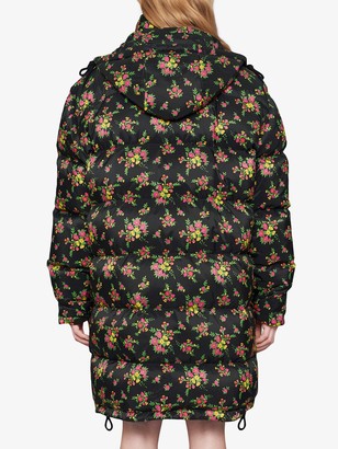 Gucci Floral bouquets nylon jacket