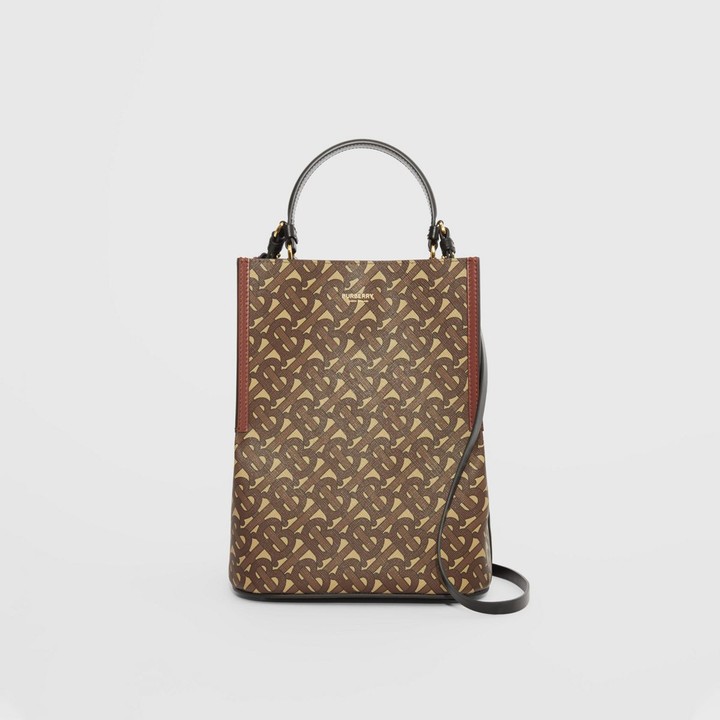 burberry canvas bucket bag