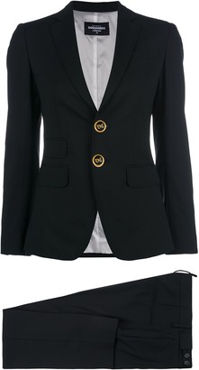 DSQUARED2 button-embellished suit DSQUARED2 button-embellished suit