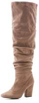 Thumbnail for your product : Charlotte Russe Ruched Over-The Knee Boots