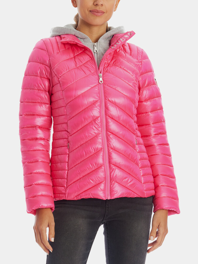 GUESS Packable Hooded Puffer Jacket ShopStyle