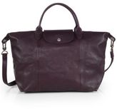Thumbnail for your product : Longchamp Le Pliage Cuir Medium Top Handle Bag