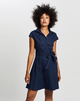 Thumbnail for your product : Forcast Giana Linen Shirt Dress