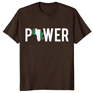 Africa African Power Nigeria Map T-Shirt