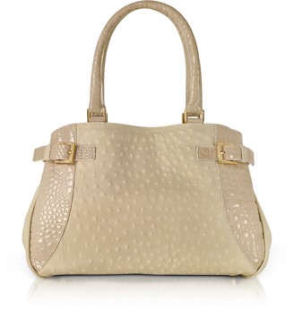 Ostrich embossed handbags Clearance