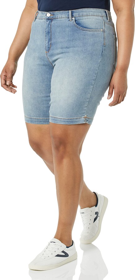 Gloria Vanderbilt Women's Petite Casual Maren Shorts Adjustable Cuffs New 
