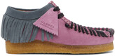 Thumbnail for your product : Palm Angels Purple Clarks Originals Edition Fringed Wallabee Moccasins