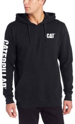 Caterpillar Big and Tall Men's Trademark Banner Hooded Sweatshirt