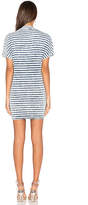 Thumbnail for your product : Stateside Bleached Indigo Stripe T Shirt Dress