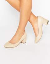 Thumbnail for your product : Aldo Falia Leather Block Mid Heeled Shoes