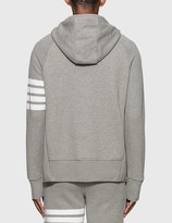 Thumbnail for your product : Thom Browne Classic 4-Bar Zip Hoodie