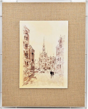 One Allium Way European Cities Watercolor Framed Prints