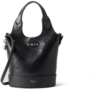 Mulberry Small Lily Tote Black High Shine Leather