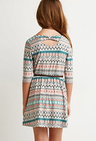 Thumbnail for your product : Forever 21 Girls Tribal Print Bow-Back Dress (Kids)