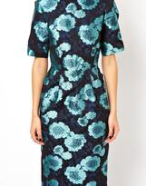 Thumbnail for your product : ASOS Wiggle Dress In Floral Jacquard