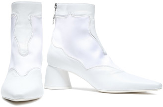 Ellery Satin-paneled Faille Ankle Boots