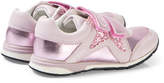 Thumbnail for your product : GUESS Pink Sequin Velcro Branded Trainers