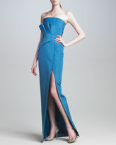 Thumbnail for your product : J. Mendel Folded-Bodice Gown