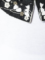 Thumbnail for your product : Valentino floral collar T-shirt