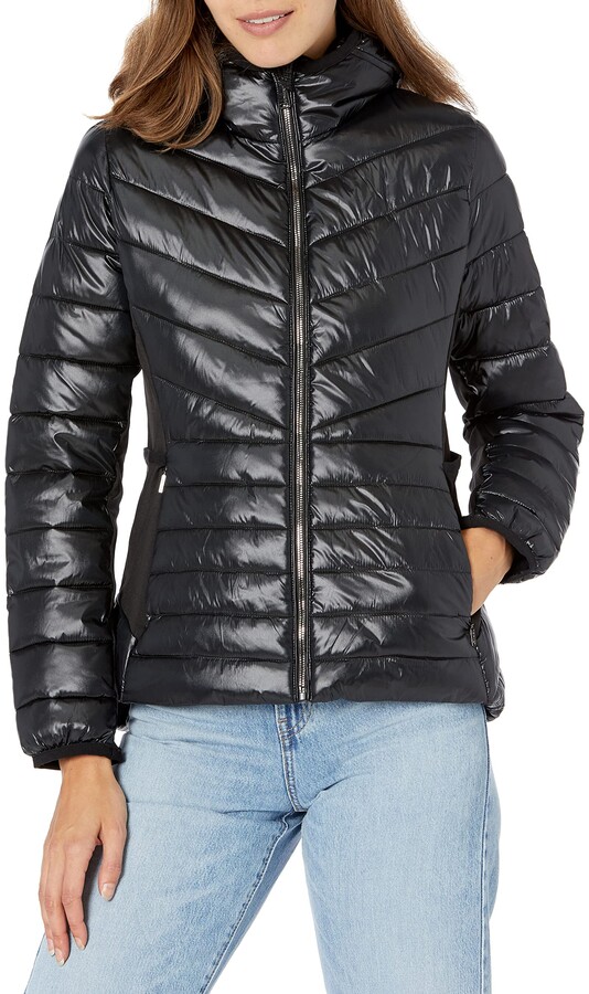 calvin klein puffer jacket women's