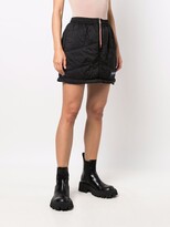 Thumbnail for your product : Aries Logo-Patch Padded Mini Skirt