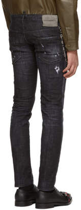 DSQUARED2 Black Regular Clement Jeans