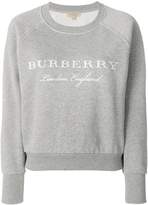 Burberry embroidered logo sweatshirt 