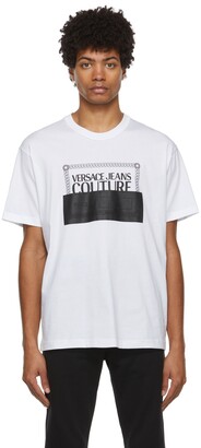 Versace Jeans Couture White Number T-Shirt
