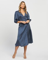 Thumbnail for your product : Atmos & Here Atmos&Here - Women's Navy Maxi dresses - Aisha Maxi Dress - Size 8 at The Iconic