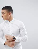 Thumbnail for your product : Benetton Slim Fit Shirt with Stretch in White