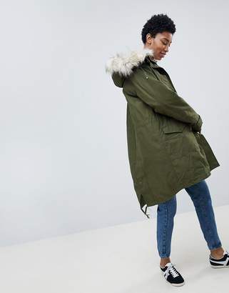 ASOS Tall TALL Oversized Parka with Padded Liner