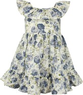 Thumbnail for your product : Popatu Floral Flutter Sleeve Ruffle Dress