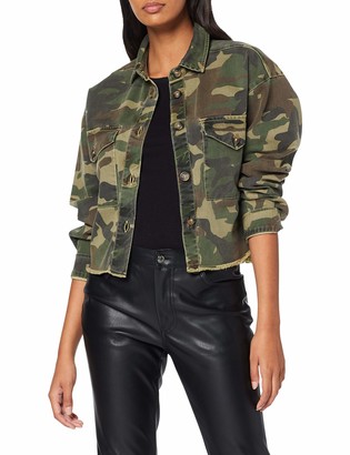 guess military jacket womens
