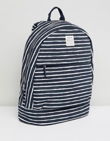 Thumbnail for your product : Jack Wills Stripe Cotton Backpack