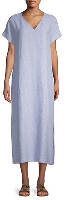 pure navy linen dress