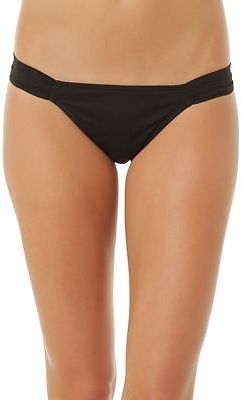 O'Neill Salt Water Solids Tab Side Bikini Bottom - Women's Black S