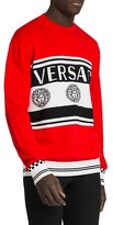 Thumbnail for your product : Versace Logo Intarsia Wool Sweater