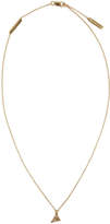 Marc Jacobs Gold Pizza Necklace 