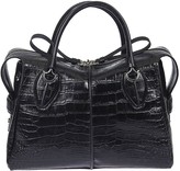 Thumbnail for your product : Tod's Tods Skinned Effect Dual Zip Tote