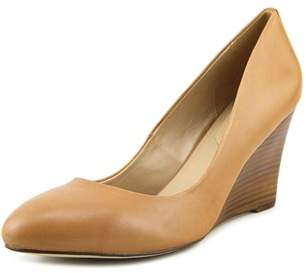 Aldo Augustino Women Open Toe Leather Brown Wedge Heel.